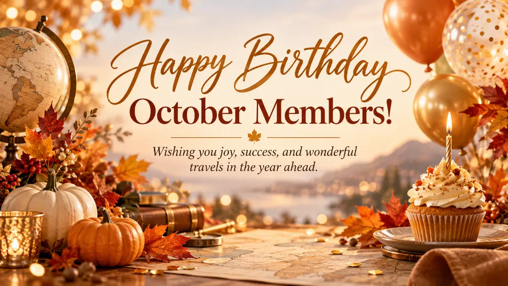 Happy Birthday October Members